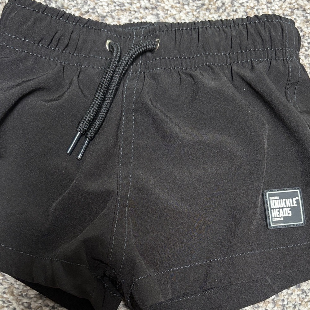 Knuckle Heads Black Kids Swimsuit (firm)